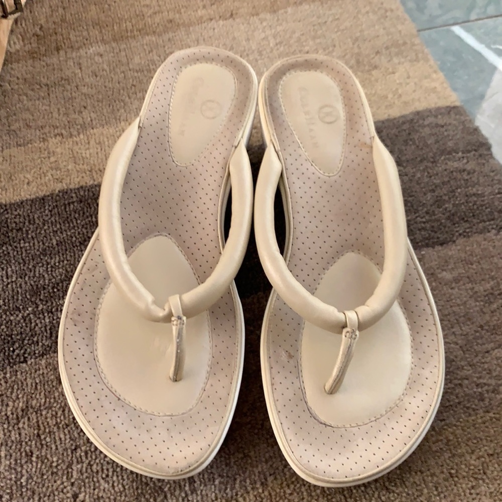 Beige sandals